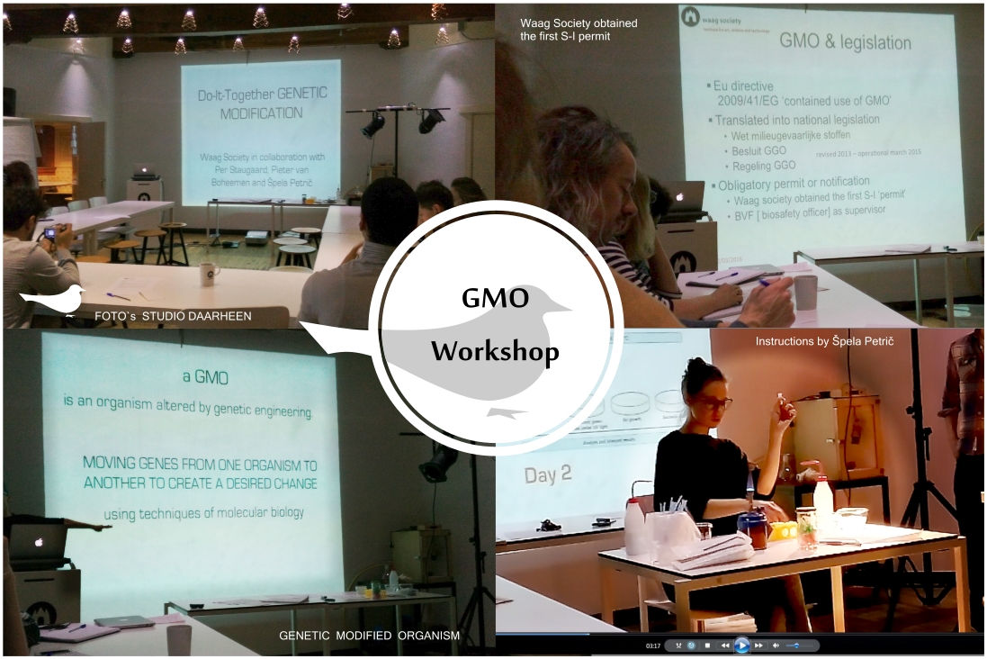 Studio Daarheen bezoekt GMO workshop bij de Waag Society