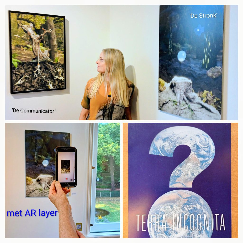 Terra Incognita bij KCB KunstenaarsCentrumBergen in villa Kranenburgh met kunstwerken van Nicole Spit van Studio Dáárheen